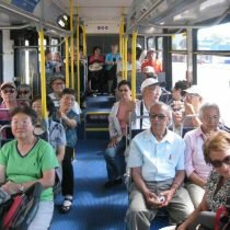 Since 2013 Oakville seniors can ride the bus free on Mondays.