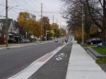 Cycle Track Churchill Ave. Ottawa